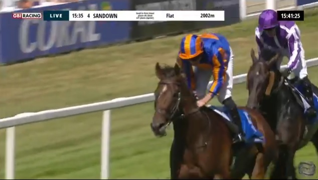 rebelsart's tweet photo. 🏆Winner🏆
Results of the 15:35 Coral Eclipse (Group 1) at Sandown @Sandownpark🏇🇬🇧
🥇Constitution River (Wootton Bassett)
J: Ryan Moore MBE #ryanmoore
T: Aidan O'Brien
#winner #Sandown #horseracing #congratulations
@hayleyjanemoore @Dawnesme @titchy34 @damon_thayer @entilmadonna @kabachenkonv @ginarocksu @SuzieMol @OKThenOlivia @aobrienfansite @rachr1806