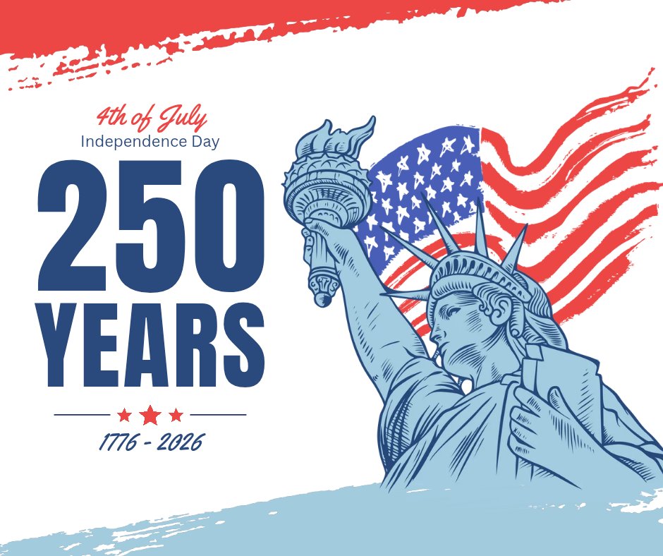 sqkhan's tweet photo. Happy 4th of July to my fellow Americans! Let's unite and celebrate this special 250th! https://t.co/DfrFN5ktWM