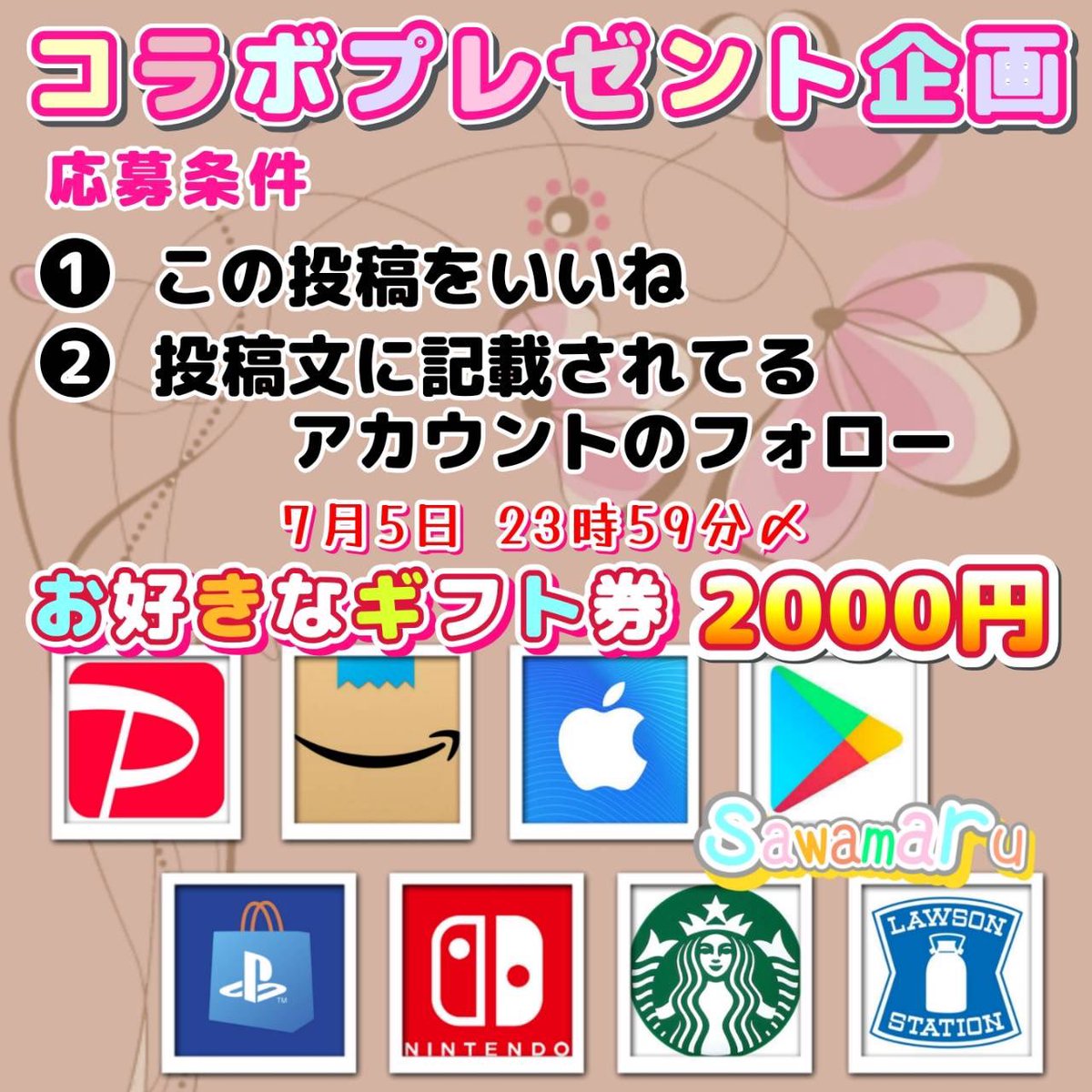プレゼント企画について