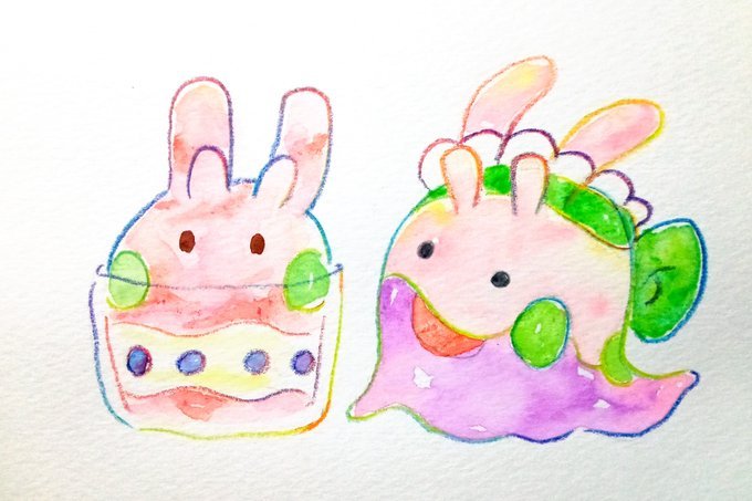5mer_n's tweet photo. #ヌメラの日
新規絵はないけれど過去絵とウチのユカリちゃん(ニックネーム)置いておきます https://t.co/NzTuCeiFib