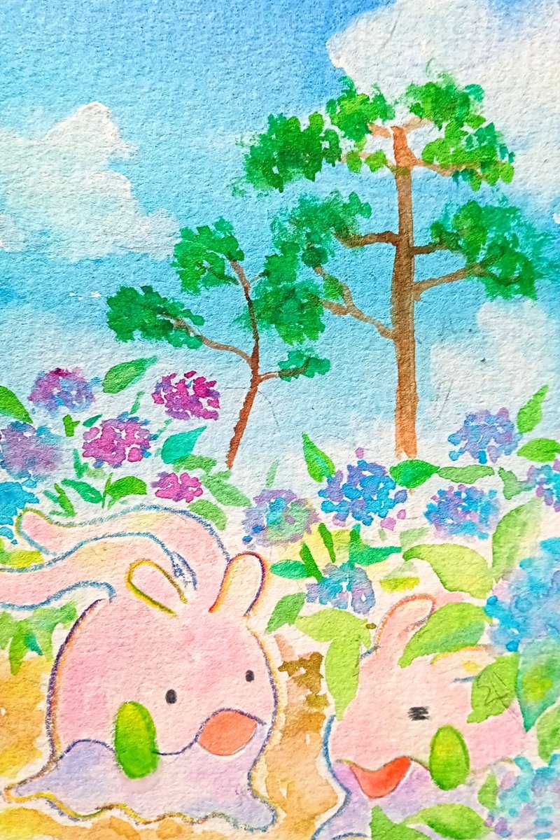 5mer_n's tweet photo. #ヌメラの日
新規絵はないけれど過去絵とウチのユカリちゃん(ニックネーム)置いておきます https://t.co/NzTuCeiFib