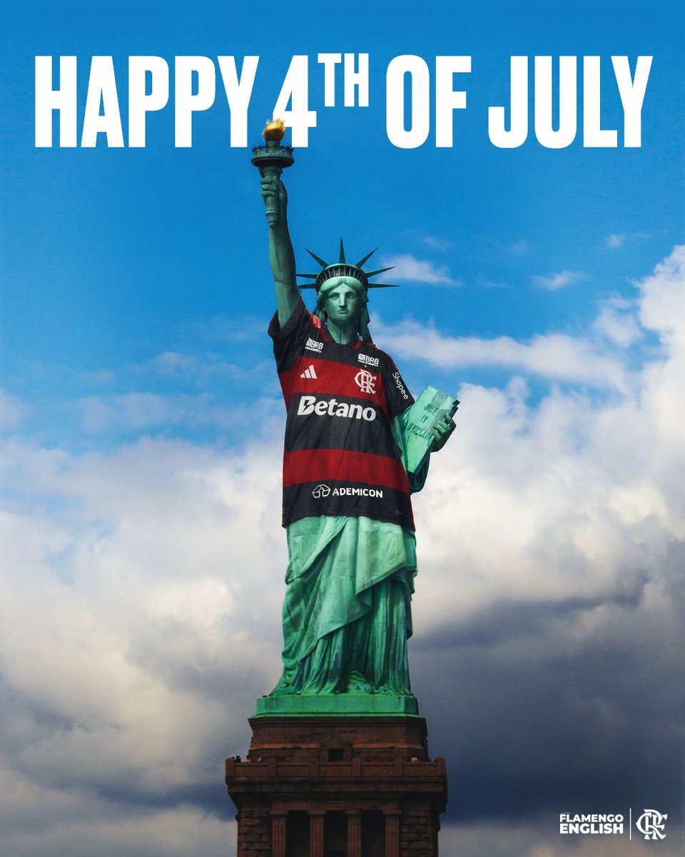 Flamengo_en's tweet photo. Happy 4th of July 🇺🇸 https://t.co/ZhcxKaKVd1