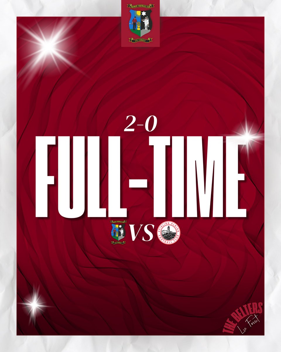 TranentFC's tweet photo. Victory for The Belters! 🇱🇻

First half goals from Guy McGarry and Tiwi Daramola secure a 2-0 win over Stirling Albion in our first game of pre-season. 👏

Thank you for your support! 🤝

#TheBelters 🇱🇻 #LieForrit https://t.co/qj0XTVoNDz
