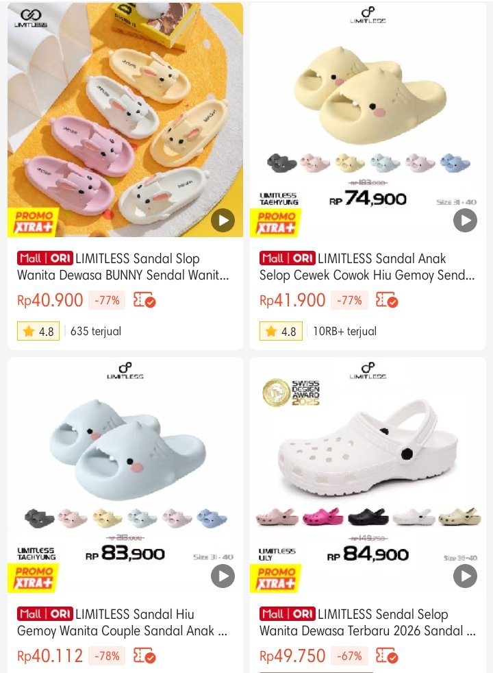 reallyIvyz's tweet photo. In this economy menemukan harta karun aka store yang jual sandal cangtipp dan gemes yang affordable ❤️‍🔥👣

★ A thread rekomendasi for y'all https://t.co/EMBUuk6qwo