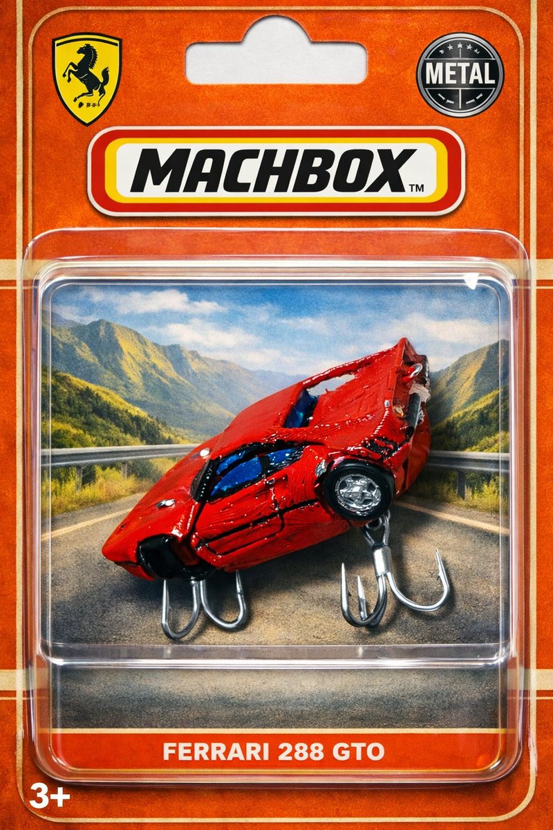 FERRARI 288 GTO #カーラウラー #Matchbox #DIY #バス釣り #fishing