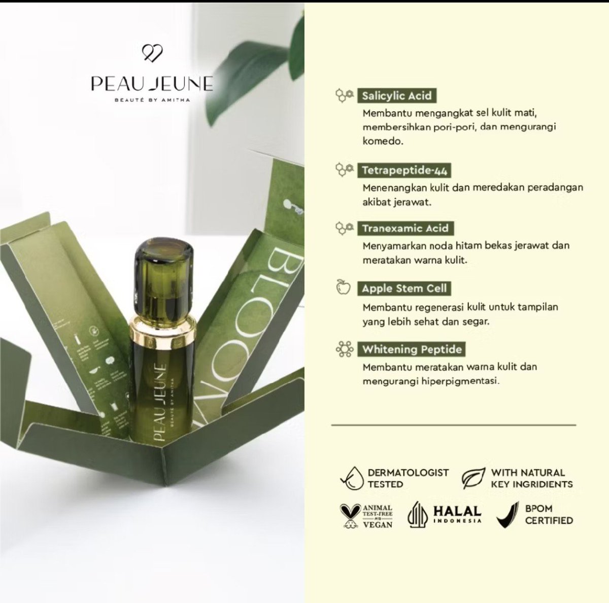 sktiaa's tweet photo. yang lagi cari serum buat menangani bruntusan, jerawat, bekas jerawat oke banget sih pilih peau jeune yang ini

harganya juga masih affordable kok https://t.co/DCMP7jYPow