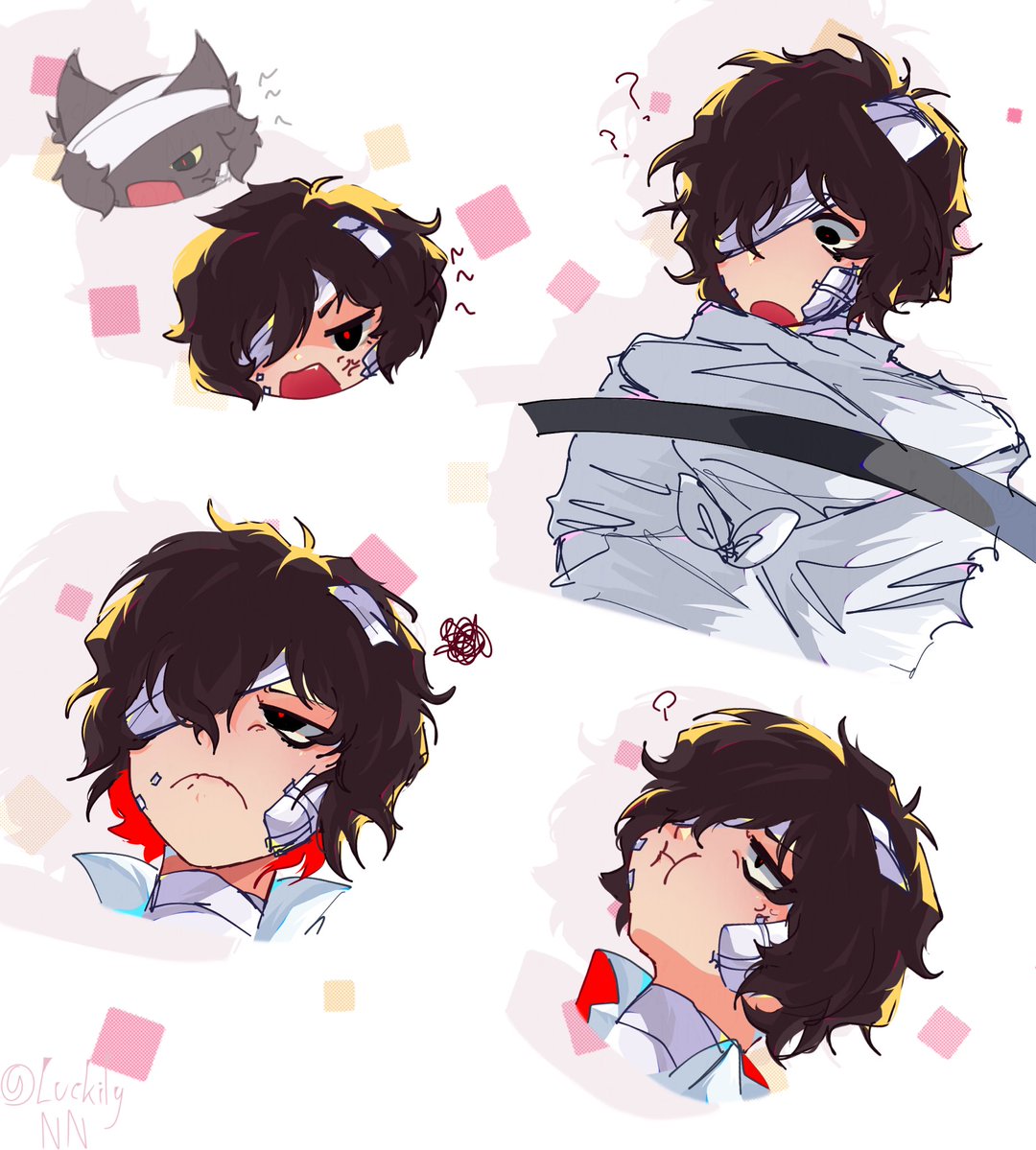 STUFFYnn's tweet photo. ตุวเท่านิ้❤️🤏
#文スト #Dazai https://t.co/TJeMPrt8ys