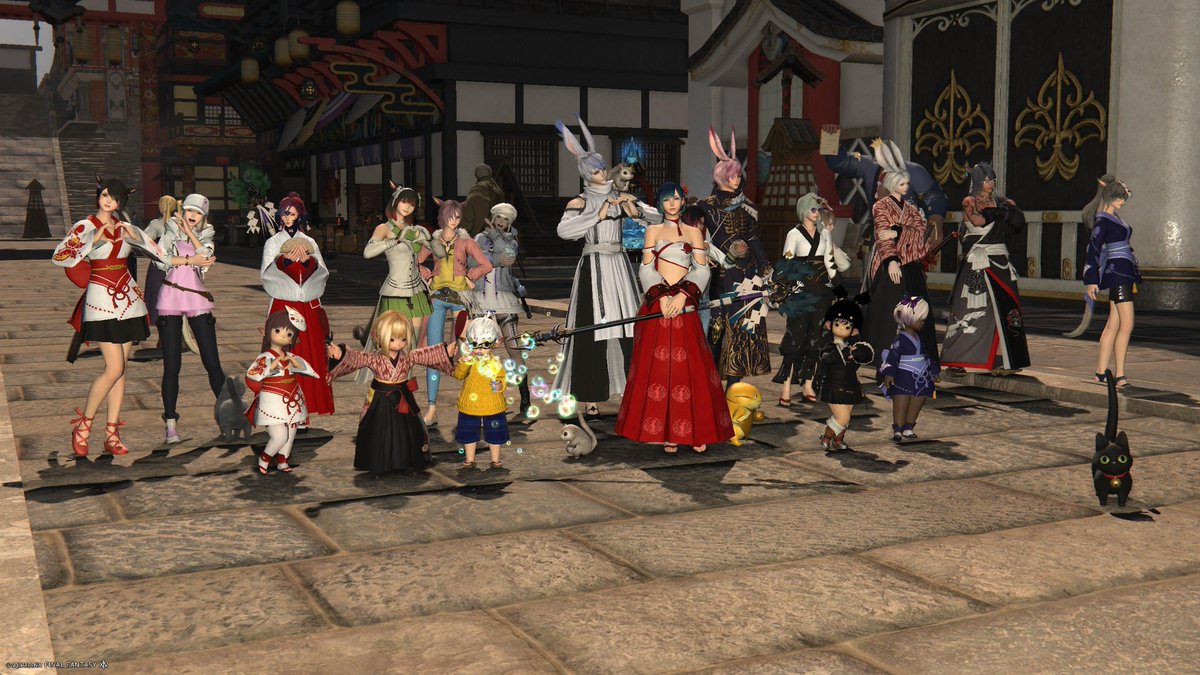 greenapple8136's tweet photo. イルカさん主催の【天の川つくりませんか？】今年も参加してきました。
キラキラ✨
 #FF14 https://t.co/gx1RTtDxzC