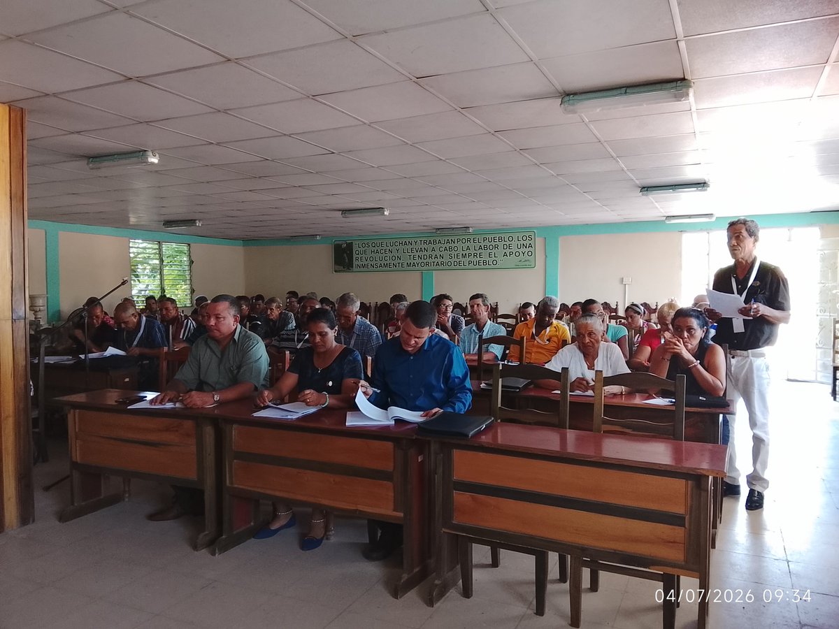 PresidenteYara's tweet photo. #Yara || XXVIII Sesión Ordinaria de la Asamblea Municipal del Poder Popular, correspondiente al XVIII período de mandato.
Volvemos a reunirnos para analizar, debatir y proyectar acciones que impactan directamente en la vida de nuestro pueblo. https://t.co/WaM3Vzr0bl
