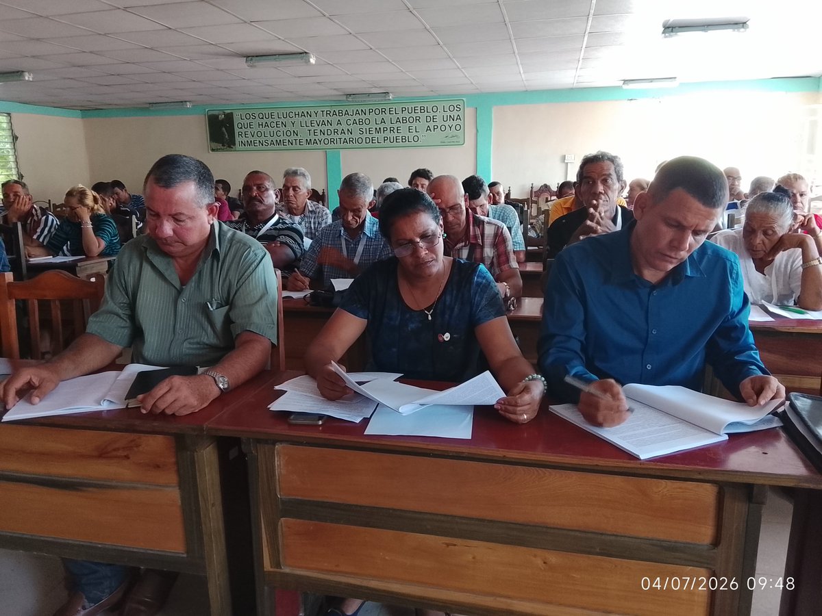 PresidenteYara's tweet photo. #Yara || XXVIII Sesión Ordinaria de la Asamblea Municipal del Poder Popular, correspondiente al XVIII período de mandato.
Volvemos a reunirnos para analizar, debatir y proyectar acciones que impactan directamente en la vida de nuestro pueblo. https://t.co/WaM3Vzr0bl