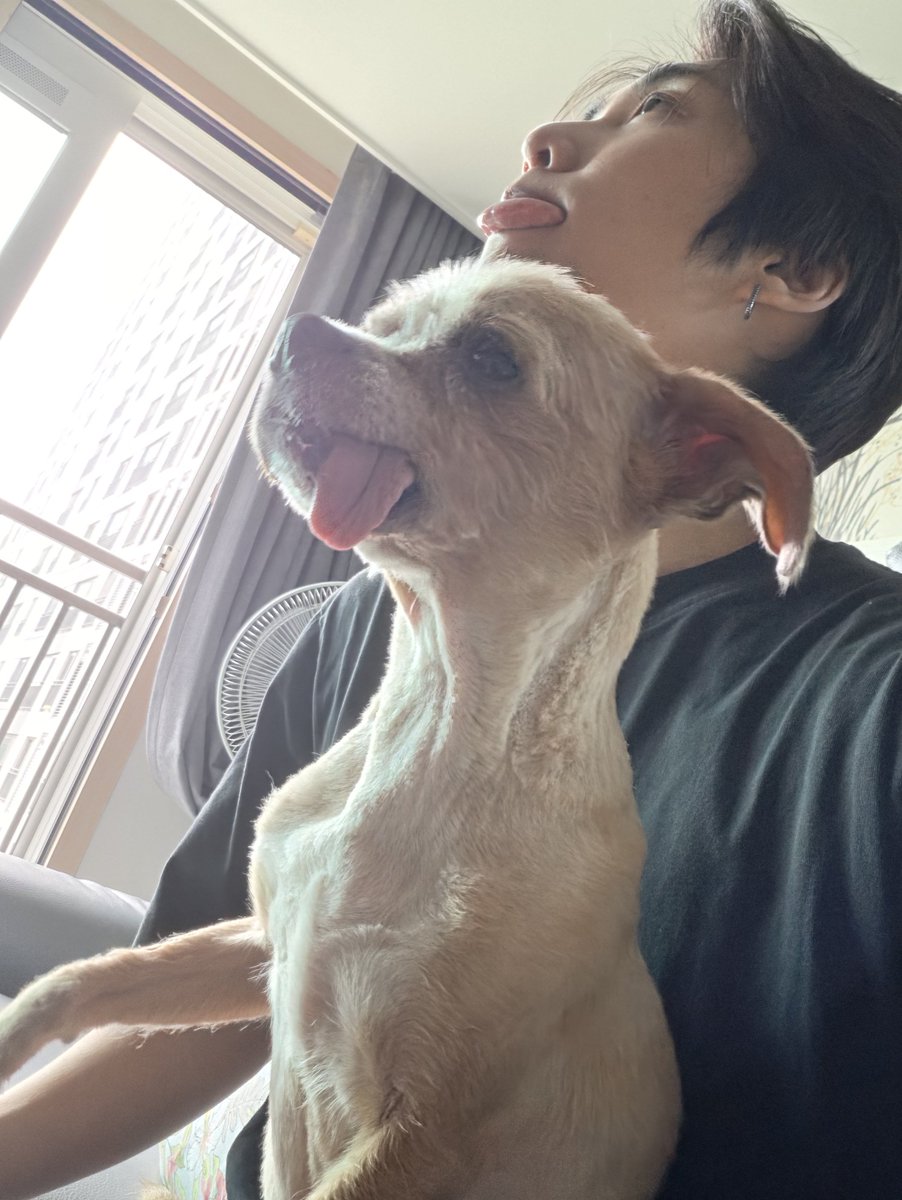 deobimom's tweet photo. #JACOB #제이콥 sent this just now with dexter ♡ https://t.co/ktInxW4ngK