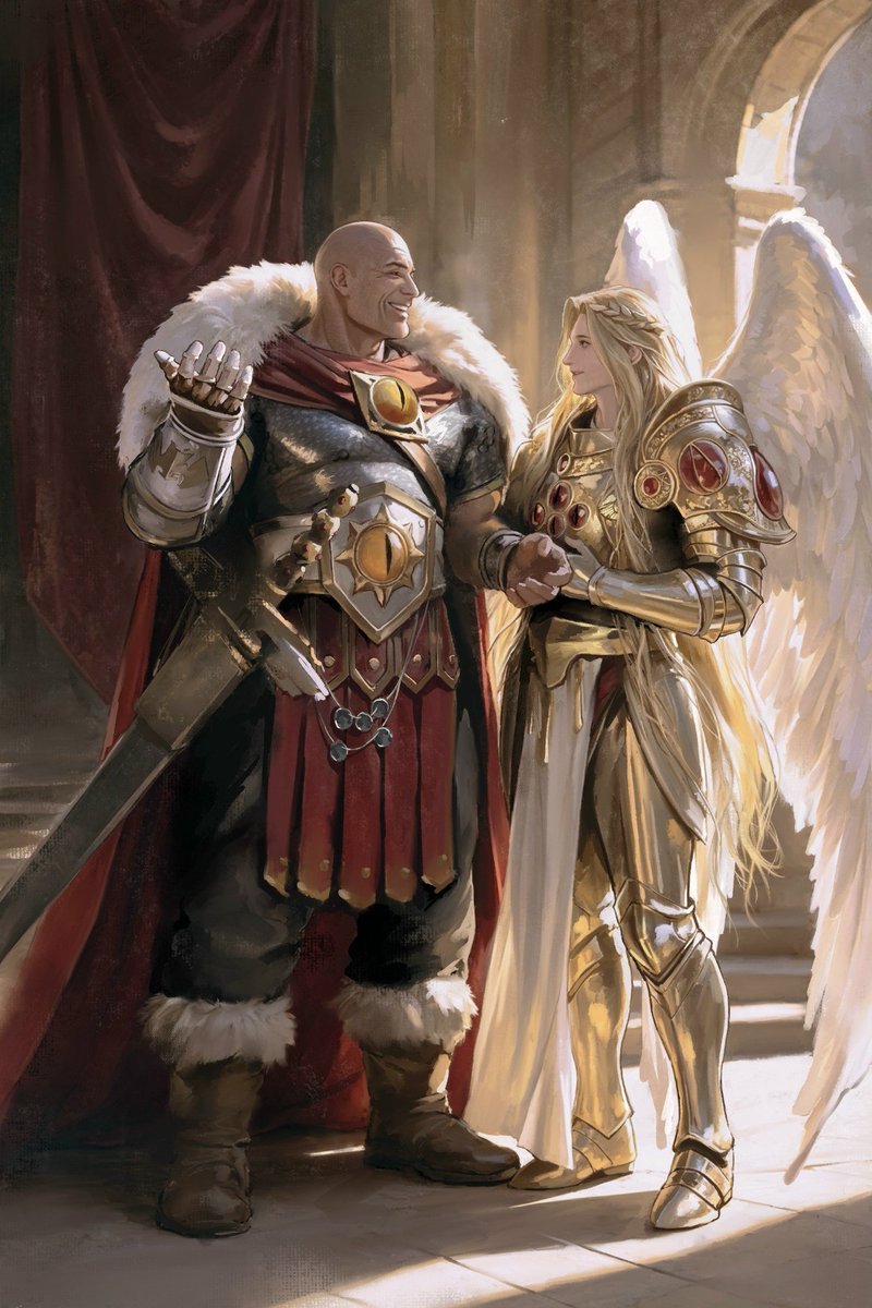 SanguinisI's tweet photo. “I love all my brothers, but my love for Sanguinius is particular. I envy him. Does that sound strange? // He is… How can I put it? He is… impossible to hate. Have you met him? You must meet him. He will take your breath away.”

Art by Yeyouxingmeng https://t.co/zVwl9IJzgl
