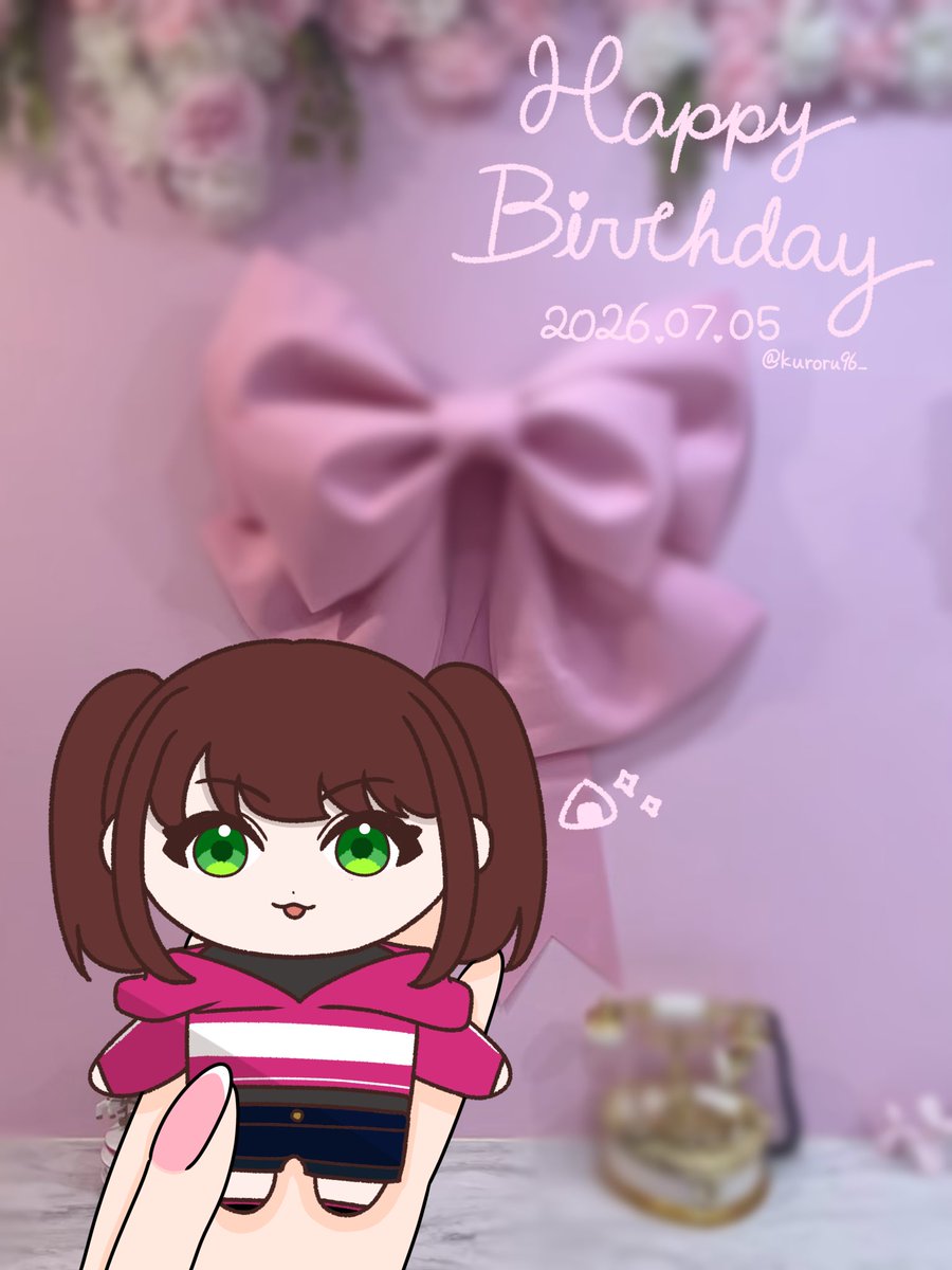 kuroru96_'s tweet photo. - ̗̀ ʜᴀᴘᴘʏ ʙɪʀᴛʜᴅᴀʏ ̖́-
今年もたくさんの幸せが訪れますように🫶🩷
#いとふじ誕生祭2026
#iToyBox https://t.co/1kuPEU4Vs2