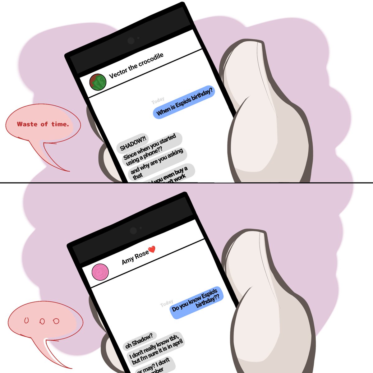 barcinim_'s tweet photo. #Shadpio mini comic. First time ever drawing a comic tbh.  Also I see the issue at the first page you don't have to point it out https://t.co/qSHDkTjG44