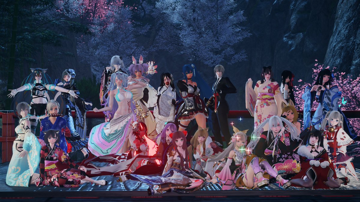 hyattkaB's tweet photo. （C）SEGA              
#百華美人 
#PSO2_NGS 
#PSO2NGS_SS https://t.co/RNT2T0d63G
