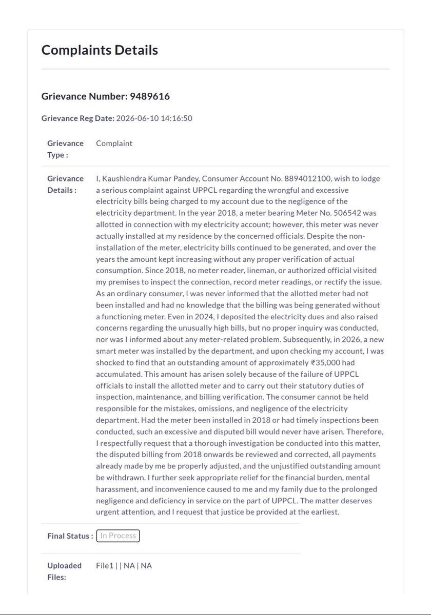 Slok_Pan's tweet photo. It has been 24 days since I filed my complaint with the Consumer Forum on 10 June, yet there has been no resolution, no meaningful update, and no action. This level of delay is extremely frustrating and unacceptable. https://t.co/IlEu9Tibrt