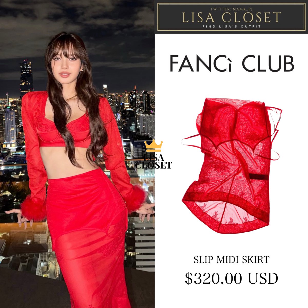 namk_pj's tweet photo. [260704 IG update: lalalalisa_m] ♥️ (1/2)
Cardigan 16,000฿ ($480)
Bra 8,000฿ ($240)
Skirt 11,000฿ ($320)
Pumps 14,000฿ ($420)
@wearelloud
#LISA_CLOSET
#LISA #LALISA #BLACKPINK
#WeAreLLOUD
#라리사 #리사 #블랙핑크 https://t.co/FyRe5O9z6H