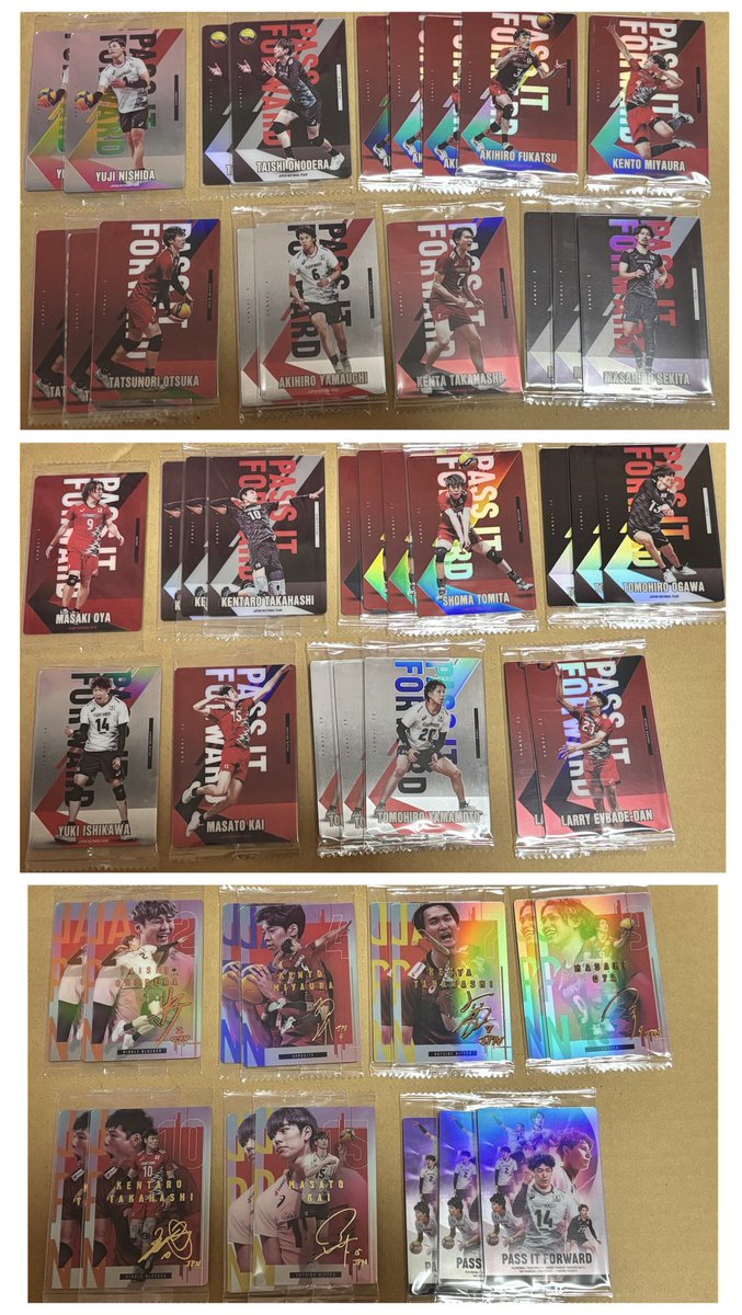 waka_m12's tweet photo. 【交換】
バレーボール男子日本代表2025  2024
男バレ 男子バレー 日本代表 カード
ウエハース

譲→画像 1･2

求→画像 3

1対3でも可
※郵送交換のみ
(ポスト投函になります)
お気軽にお声掛けください。 https://t.co/mgkkjIJkgr