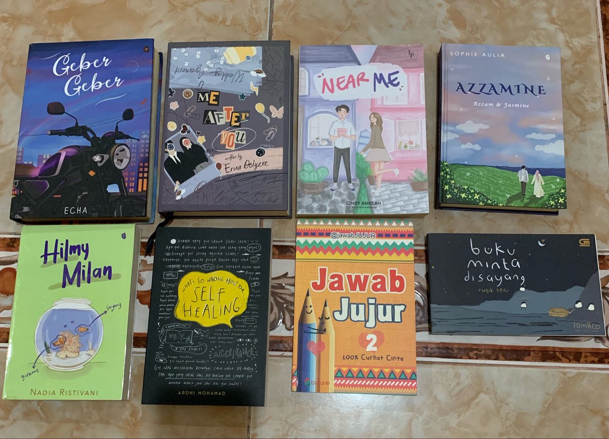oseakae___'s tweet photo. #WTS / Want To Sell NOVEL
Geber-geber, Me After You, Near Me, Azzamine, Hilmy Milan, Self Healing, Jawab Jujur, Buku Minta Disayang
📍: Only dom BALI (Badung, DPS, RENON)
💸 : Start from 20k, excl ongkir.

dibelii yuk yang dom bali, sangat murcek 🫰🏻 https://t.co/7IqAOPgK4s