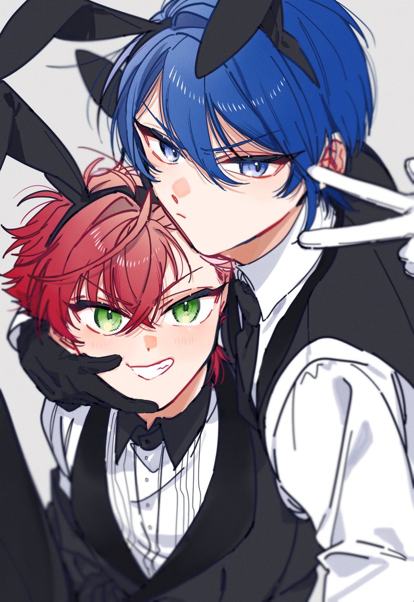 kushagmm's tweet photo. お題箱ありがとうございます〜！👯服な従兄弟描きました🫶 #odaibako_kushagmm https://t.co/vKl9JriEkO https://t.co/s82xc4M25I