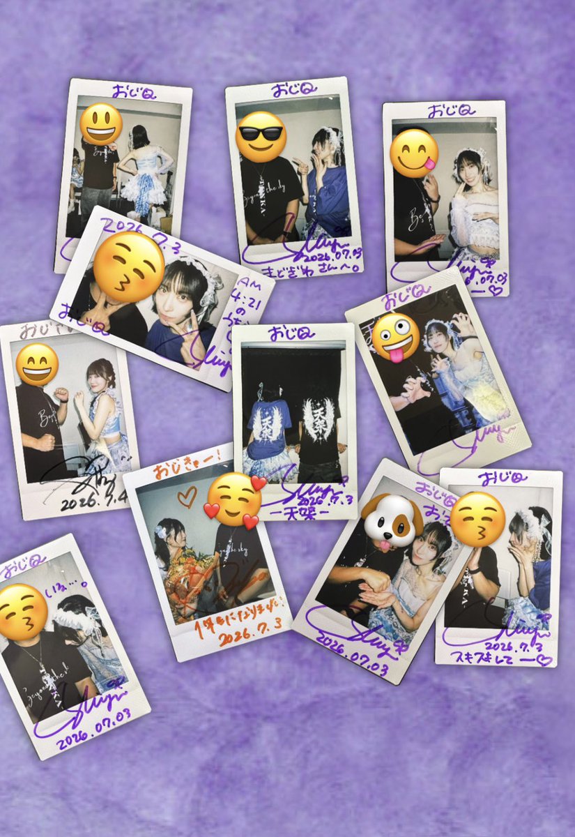 ojiholi's tweet photo. 2026.07.03 -TEN- 1st Anniversary Live『運命のドア』📍白金高輪SELENE b2

1周年記念ワンマン！！最高だった。
明日もっかいやんない？

#天 #tenchan #天架
#紫夕さえ #ten_shiyu
#堀北明日香 #ten_asuka
#三澄美晴 #ten_miharu https://t.co/czMIVKumab