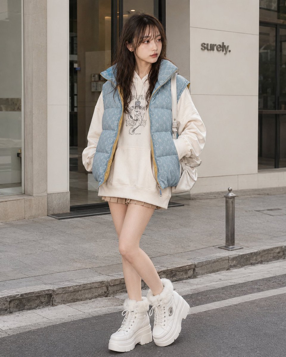 Y2K Casual Street Hoodie Outfit