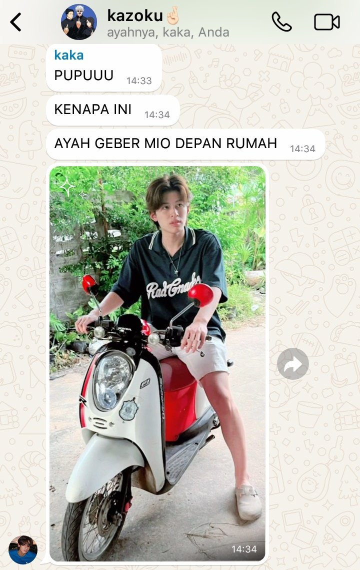 cheeseungcake's tweet photo. #PondPhuw family au, Ft. Shogun

— si kepala keluarga gamau kalah https://t.co/4XAvekyqSy