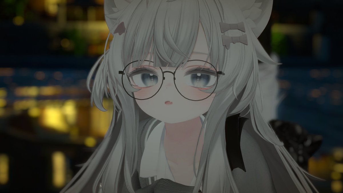 iiLpac's tweet photo. この眼鏡揺れて面白いからとりあえずつけてみた
vrchatでしか眼鏡してないけど　エク https://t.co/qdujofDn0R