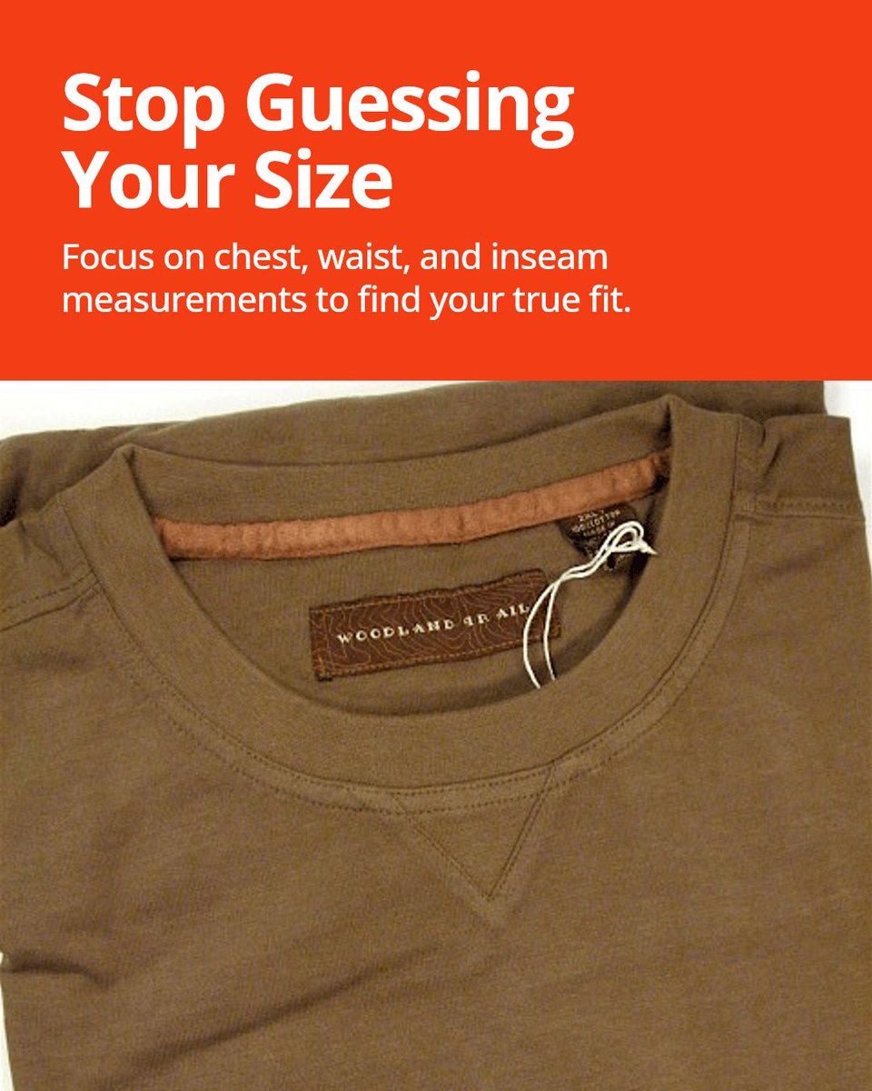 bigtalldirect's tweet photo. How to read a big and tall size chart without second-guessing yourself:

- Check chest and waist measurements, not just the label size
- Know your inseam for tall fits
- Compare your body measurements to the chart

Get confident in your choices and find your perfect fit today https://t.co/QKG11BUVZK