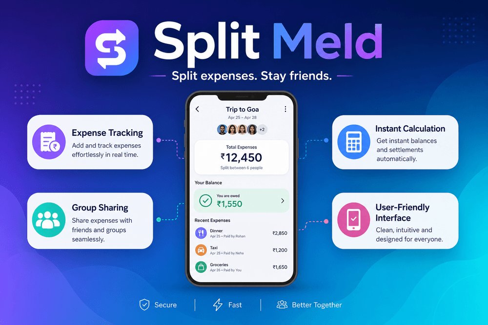 infoinletcom's tweet photo. Tired of the math when splitting costs? Split Meld makes it easy! No more awkward calculations—just quick expense tracking! #SplitCosts #InfoInlet https://t.co/0X09rJGu7K