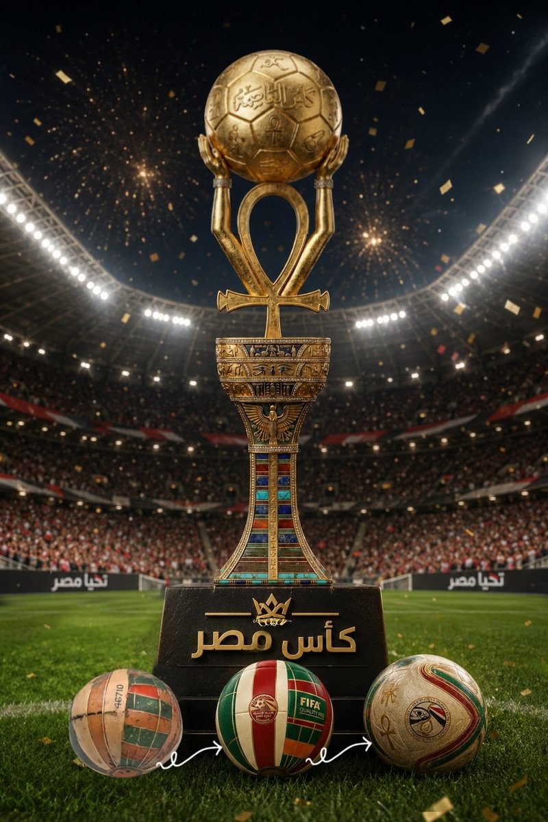 badsicro's tweet photo. إحياء الهوية لا يكون بالكلام... بل بالرموز التي يراها العالم. 🇪🇬
تخيل أن يصبح كأس مصر مستوحى من الحضارة المصرية، وأن تعود كرة الفراعنة في تصميم عصري.
عندما نحول تراثنا إلى جزء من حاضرنا، نصنع هوية لا تُشبه أحدًا.
الهوية تُصنع... ولا تُستورد. ❤️🇪🇬 https://t.co/VOqBStWQY9