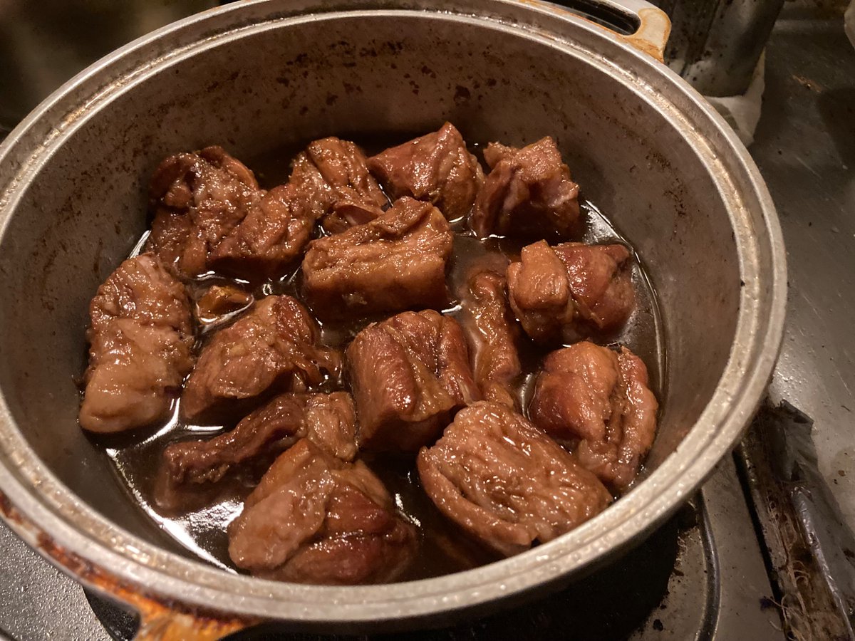ogata_meshi's tweet photo. 角煮できた。 https://t.co/FXfgQHb84q