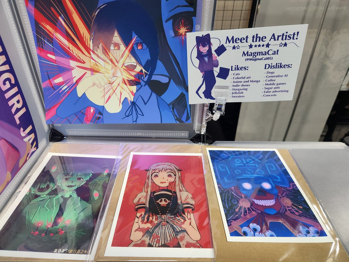 MagmaCat05's tweet photo. Here at Eh! Game Expo again today! :D I'll be here until 9pm! https://t.co/zajnwD4F9S