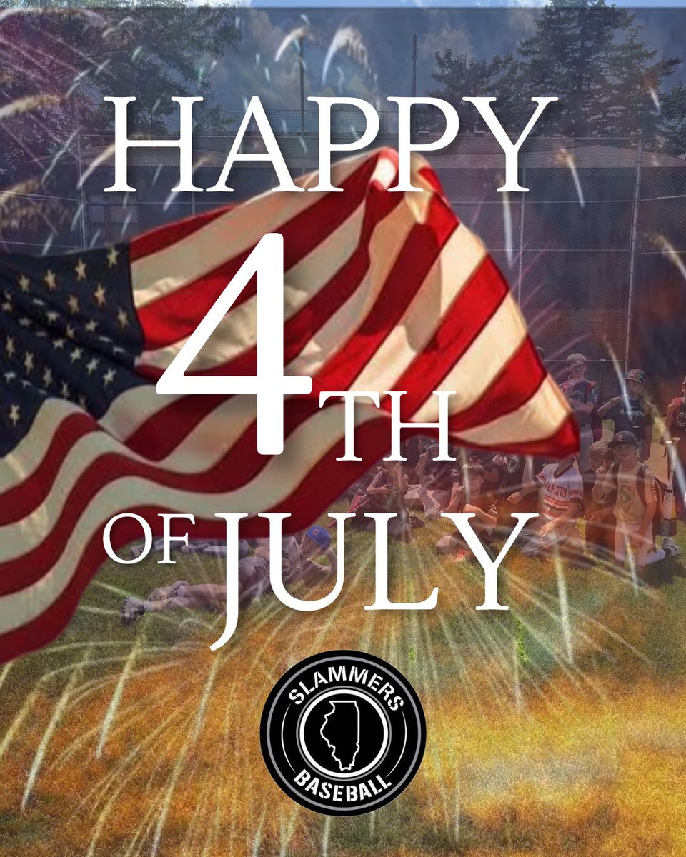 Slammers_IL's tweet photo. Happy 4th of July from the Slammers family. ๐บ๐ธ
Today we celebrate freedom, family, and the game that brings us all together. Enjoy the holiday, stay safe, and good luck to all those on the field today!
#SlammersBaseball #FourthOfJuly #BaseballFamily #WEoverme #USA https://t.co/OJjZ43tbn3