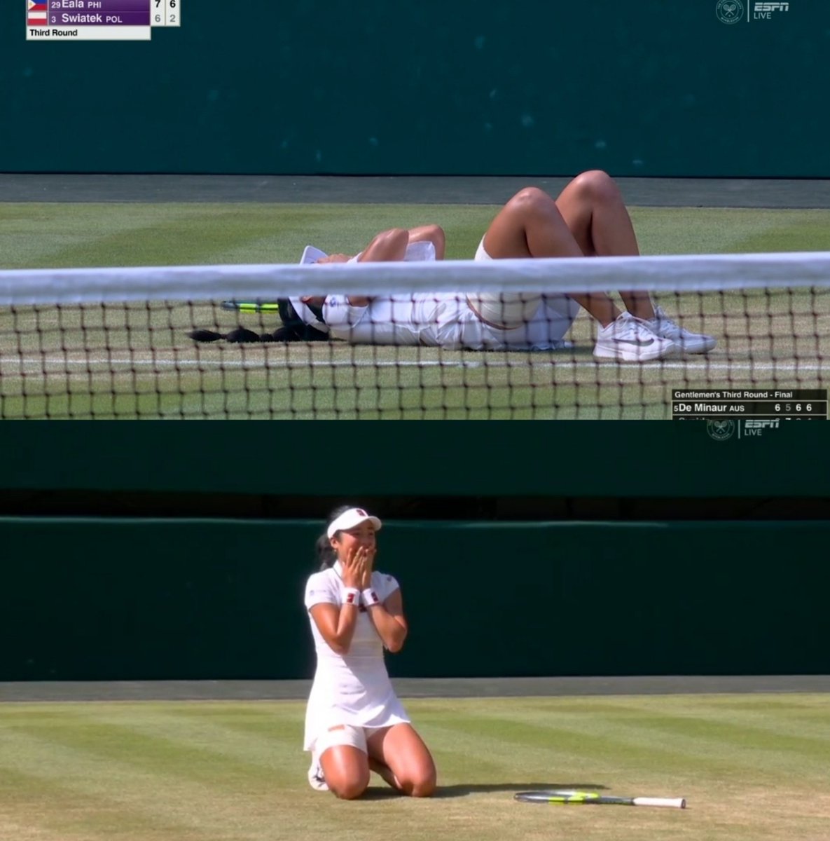 quotetoponder's tweet photo. Alex 🇵🇭👏👏👏🥹🥹🥹🥹

#Wimbledon https://t.co/701ApqBOSY