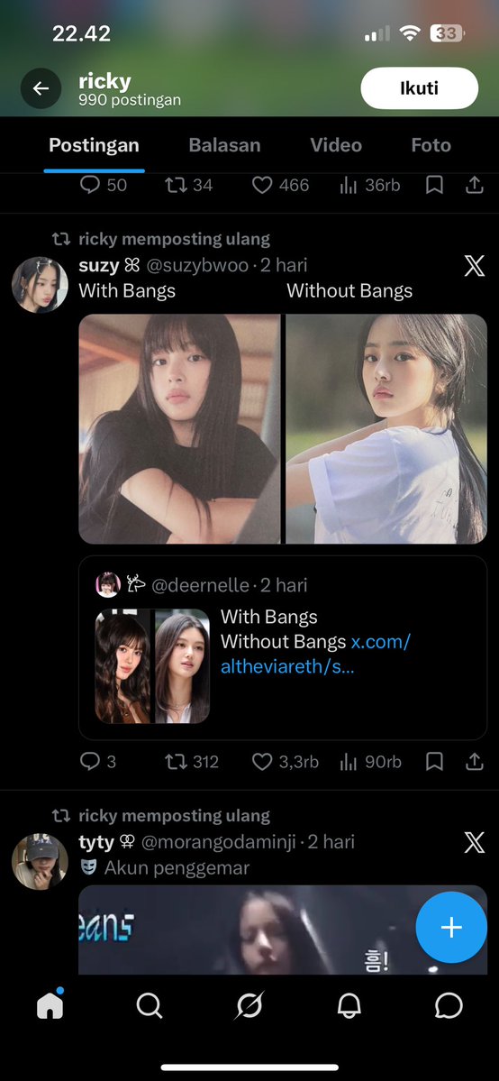 yashiroiw's tweet photo. ❗️BUNNIES HELP RNB

https://t.co/Q8EPYwpzYa

this account set up to target &amp; hate other idols, habis check ternyata cuma follow akun tentang newjeans. I’m worried this could affect our fandom. jadi bunnies tolong bantu rt dan rnb pleasee https://t.co/Nww3cbxiSD