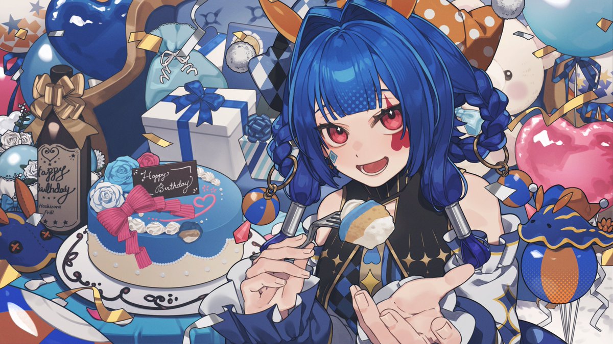 frill_hoshizora's tweet photo. 生まれました〜✨
星空フリル！初めての生誕祭だ〜✨
たくさんお祝いしてほしいな？
7月5日20時から配信するよー！
みんなからのおめでとう待ってるね〜‼️✨
#Vtuber #新人Vtuber #誕生日 https://t.co/z3YeQQxkWA