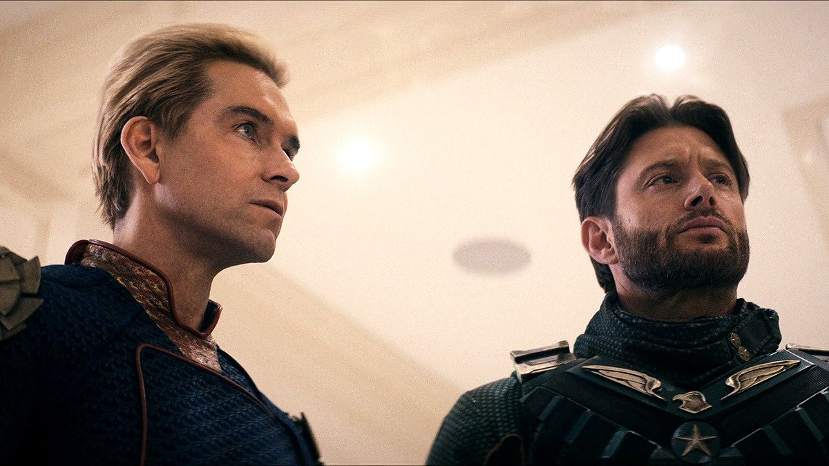 acklesism's tweet photo. soldier boy and homelander being "america's sexiest dynasty" is the only vought propaganda i'll ever succumb to i fear https://t.co/jEwUMvNH6o