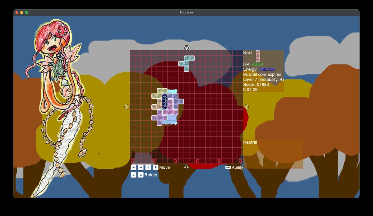 GreenstackJ's tweet photo. I spent a good portion of this week adding sound effects to the game,  but I didn't like the results. So it's back  to square one with that...

But at least I've been able to add proper input prompts on the play  screen now! 

#indiedev #gamedev #monogame #screenshotsaturday https://t.co/f0et46T0Ud