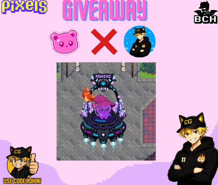 Mcghosh2's tweet photo. ✨ UGC GIVEAWAY ✨

4 Rohini Crystal Nexus Pod UGC 🎁

1️⃣Like &amp; Repost
2️⃣Follow @Mcghosh2 and @PixiGummies @Efe_Calyps 
3️⃣Tag 3 friends

🏆4 RANDOM WINNERS 
🎀1 UGC each

⏳Ends in 48 hours. Best of luck! 🍀 https://t.co/5zJBzsLaQF