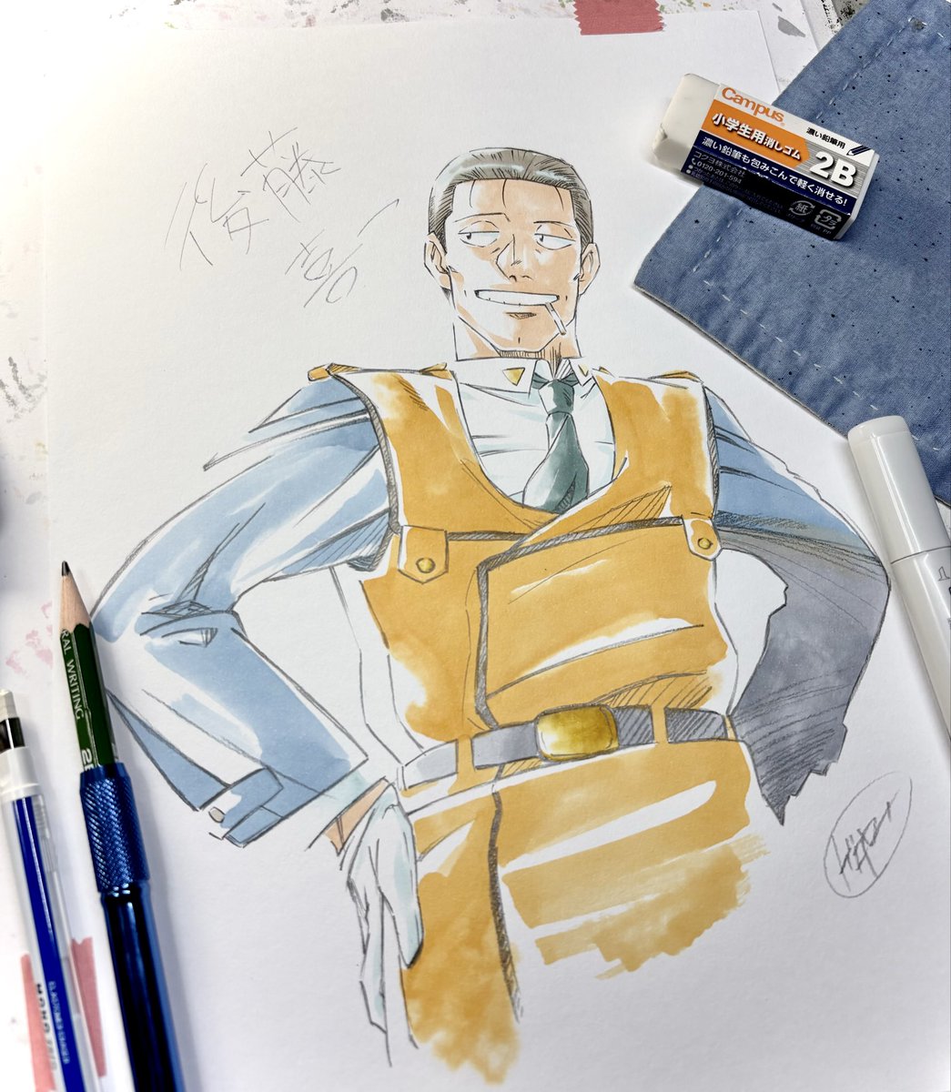 o_ro_ro_n24's tweet photo. 『機動警察パトレイバー』

鉛筆、コピックで✏️
「後藤喜一」

#機動警察パトレイバー https://t.co/1OTdIZZaxX