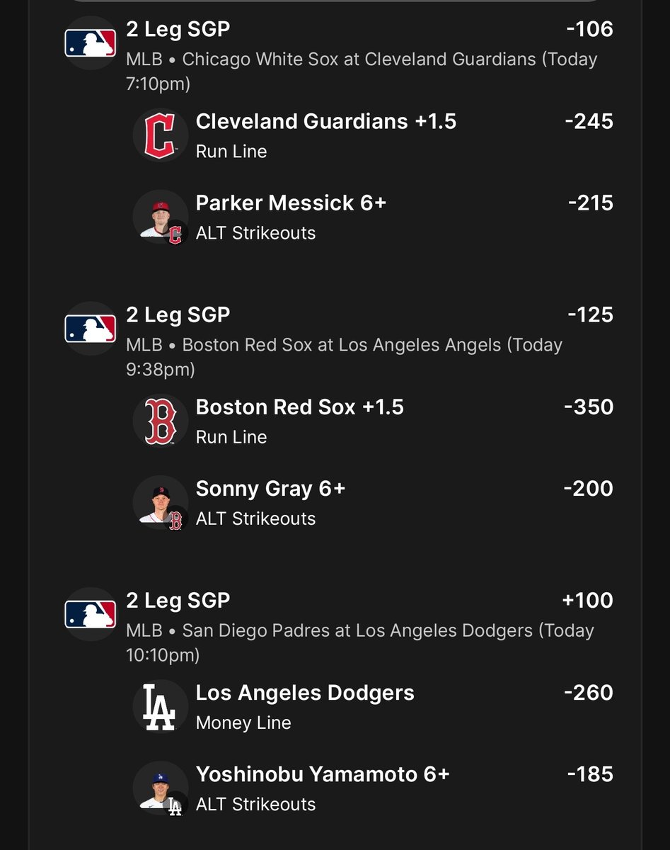 brinker_st1106's tweet photo. Red, white, and Blue 🇺🇸 

Result X Strikeout Parlay (+600) using my 100 percent July 4th profit boost. 

Do me proud 'Merica!! 🎆 https://t.co/rLfzjEZdpZ