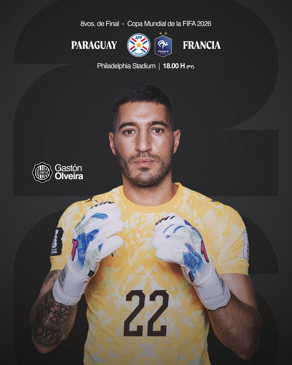 elClubOlimpia's tweet photo. ¡𝐓𝐎𝐃𝐎𝐒 𝐉𝐔𝐍𝐓𝐎𝐒!

🇵🇾 X 🇫🇷

🏆 Encuentro de Octavos de Final para la Albirroja en la Copa Mundial de la FIFA 2026™️. https://t.co/XQcuWmvH7T