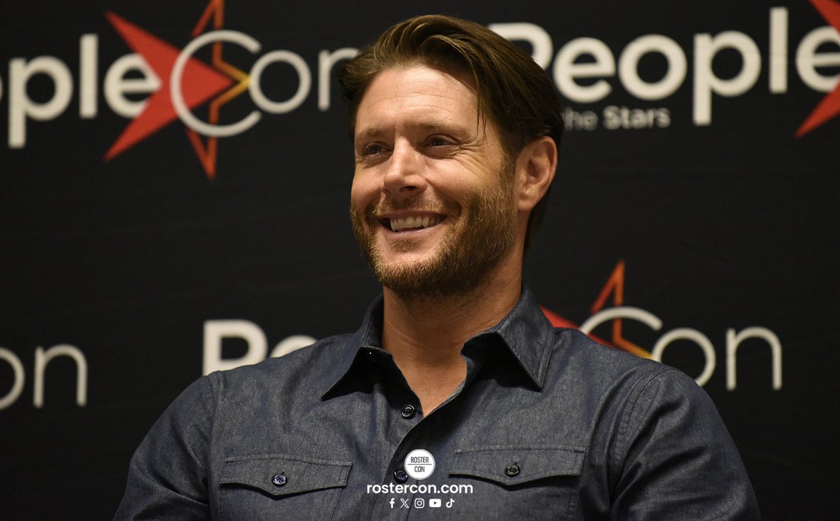 RosterCon's tweet photo. Jensen Ackles lors de son panel à la #DLC7 de @peoplecons #Supernatural #SPN https://t.co/RALYcf8vOZ