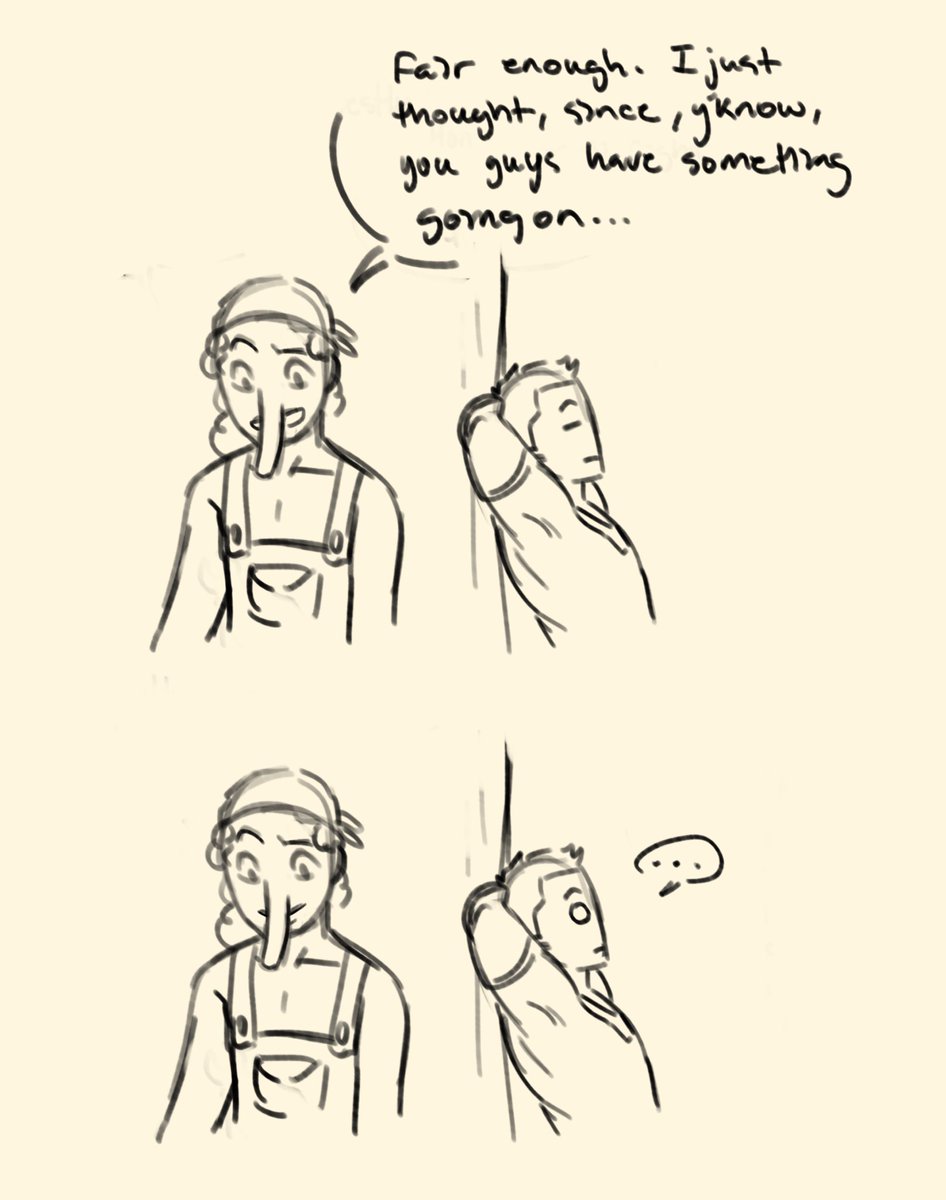 bbgenjoyer's tweet photo. “It’s pretty obvious,,?” #zosan comic (1/3) https://t.co/BAxgM9DgIG
