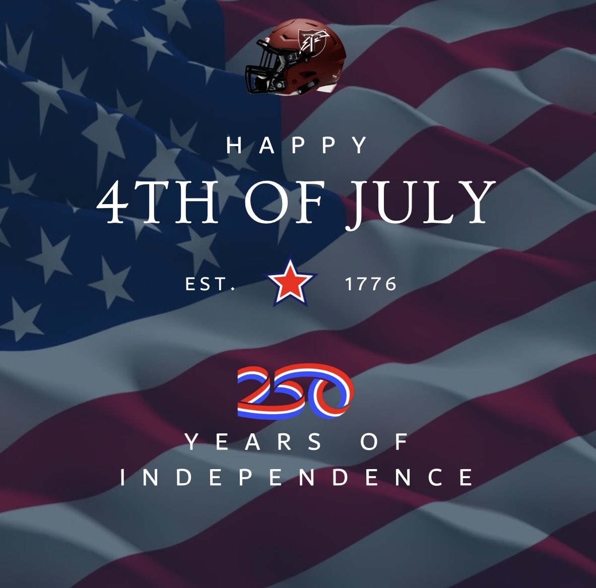 gctitansfb's tweet photo. Happy Independence Day from Gadsden City Football! https://t.co/ystpVNsFar