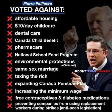 a_friend_1970's tweet photo. @Concern70732755 @PierrePoilievre 😂😂😂

Good Lord, no.

A man who has proven he doesn’t care what a majority of Canadians want?

If it weren’t for a corrupt backroom deal he’d be gone already.

#PowerHungryPierre the majority has already spoken.

#PierreIsTheProblem #CarneyIsMyPM https://t.co/rXztRjhb8o