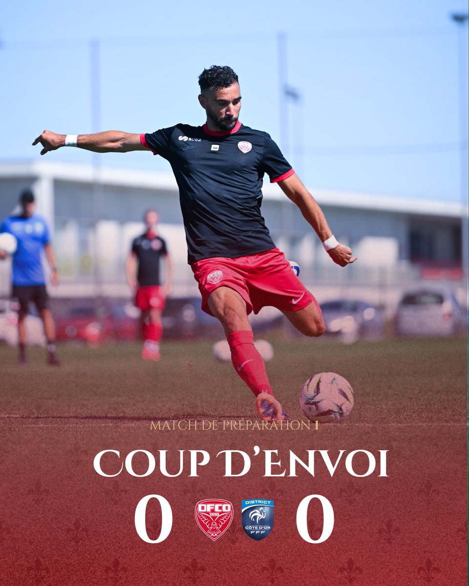 DFCO_Officiel's tweet photo. ⏱️ 1’ | C’est parti au DFCO Park entre le DFCO et la Sélection de Côte-d’Or 🔥

#DFCOSCO | 0-0 https://t.co/gYC8XKde6t