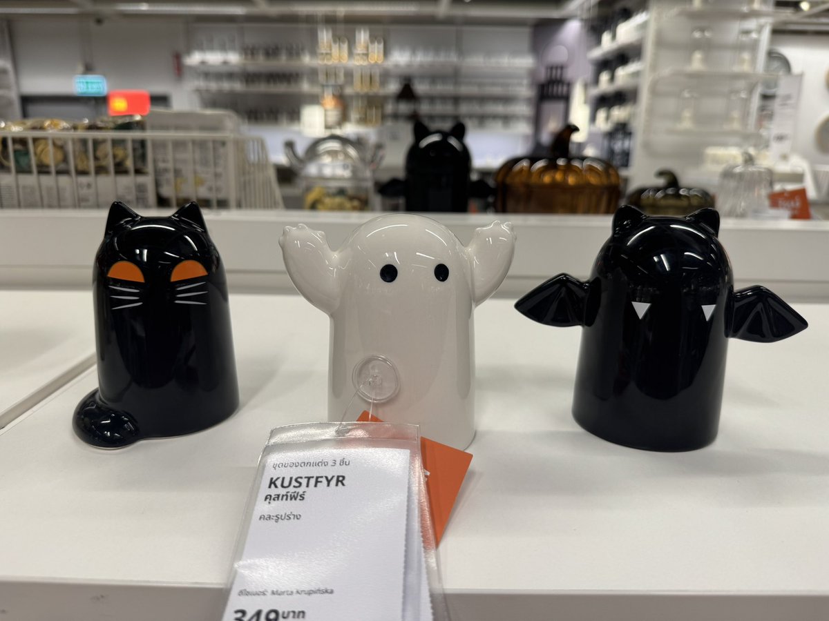 plariex's tweet photo. IKEA ขายของตกแต่ง Halloween แลว เพิ่งเดือนเจ็ดเองพี่ https://t.co/Jn1VDeqzcb