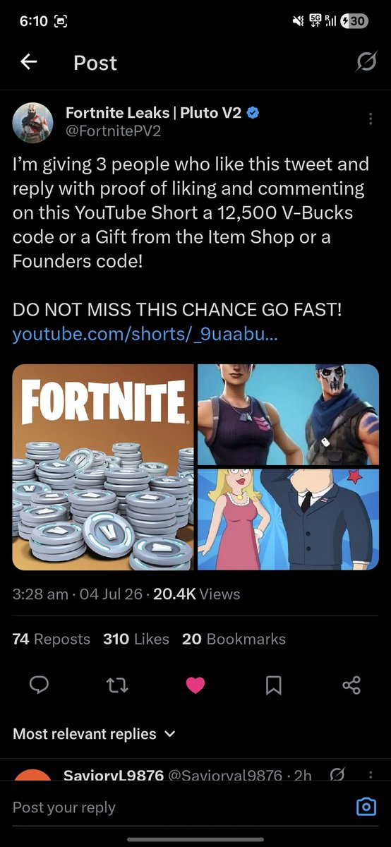 STEFANOSHD's tweet photo. @FortnitePV2 https://t.co/X9bx1sai0H